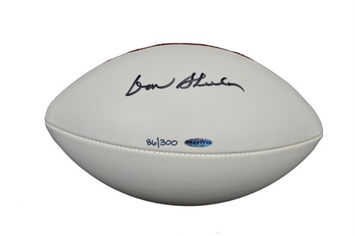 Don Shula Autographed Offical Football with UDA cert
